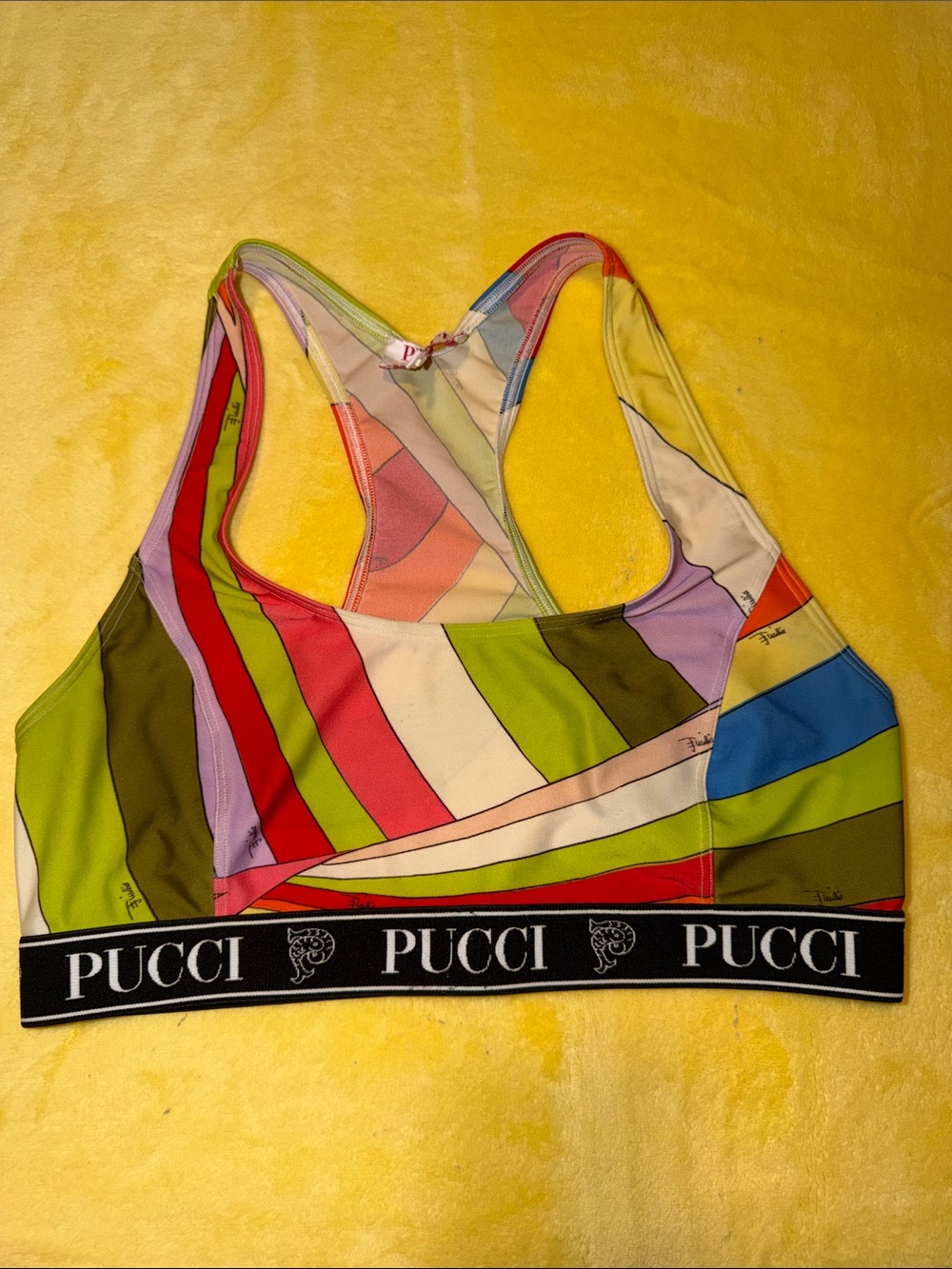 100% Authentic Women’s Pucci Bralette Size Medium I DO NOT HAVE THE TAGS .